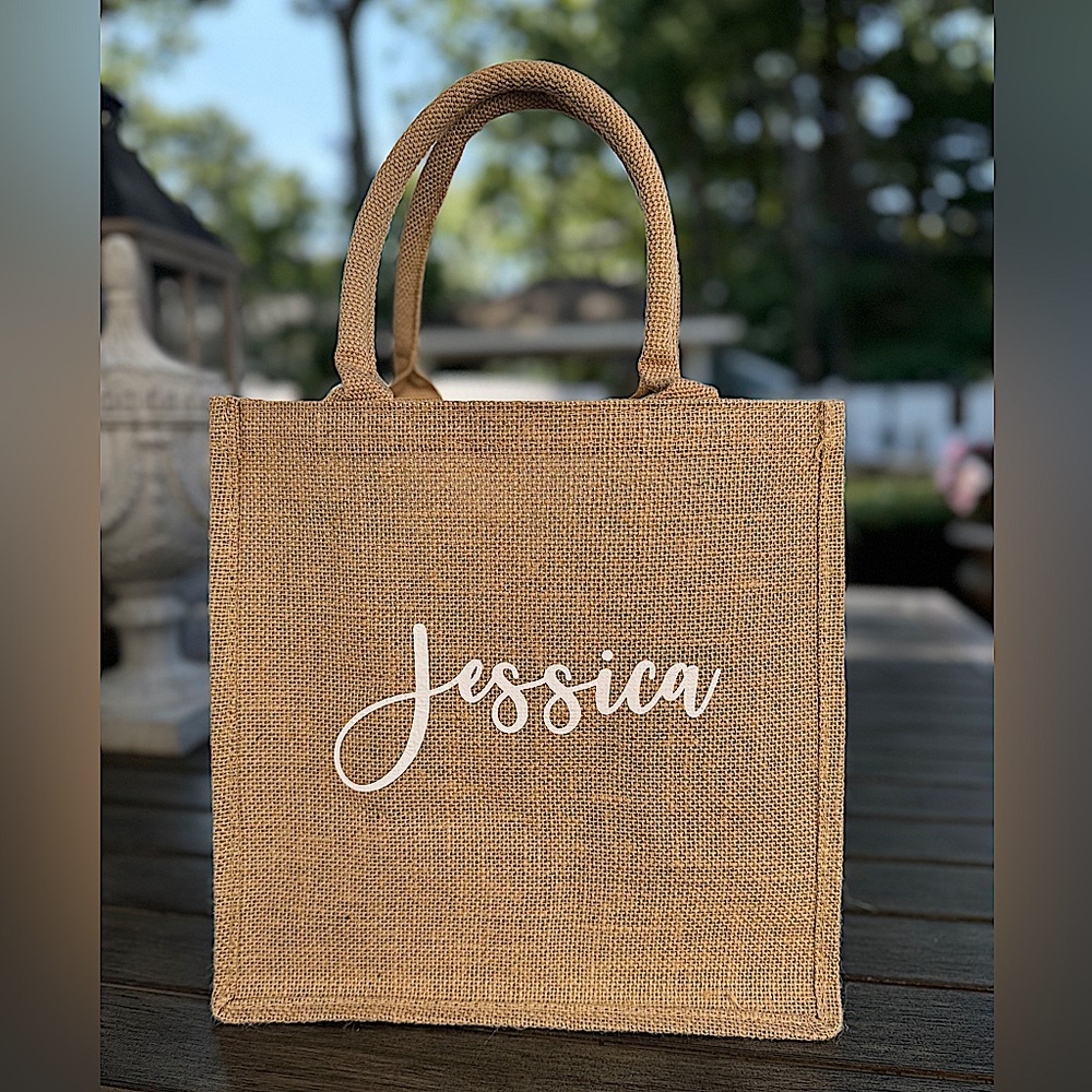 NWOT Burlap Jessica Tote